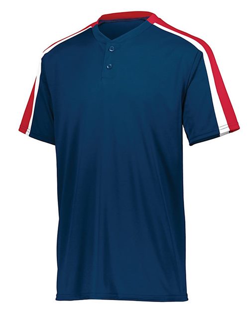 Youth Power Plus Jersey 2.0 - Black/ White/ Silver Grey Front