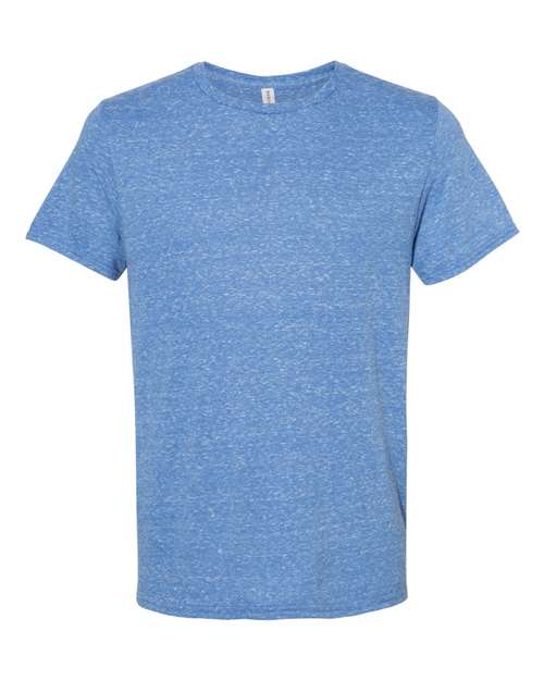 Unisex Snow Heather Jersey T-Shirt - Royal Front