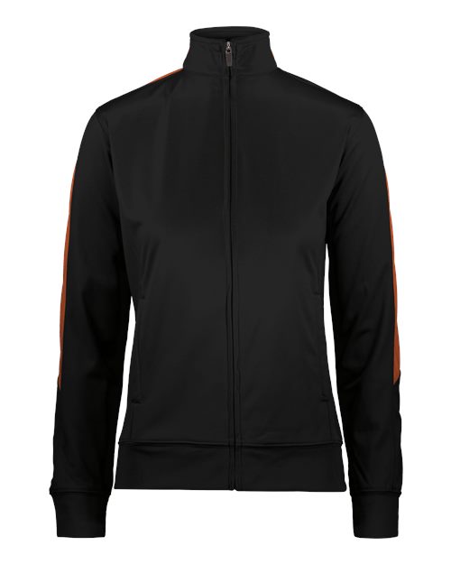 Women's Medalist 2.0 Jacket - Black/ Orange Front
