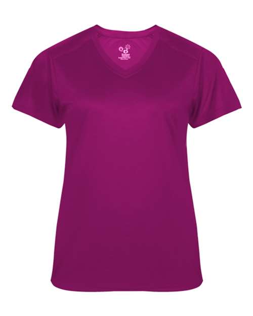 Women's  Ultimate SoftLock™ V-Neck T-Shirt - Hot Pink Front
