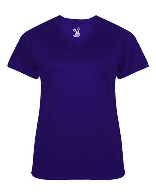 Women's  Ultimate SoftLock™ V-Neck T-Shirt - Purple Front