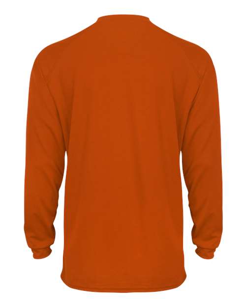 Youth B-Core Long Sleeve T-Shirt - Burnt Orange Back