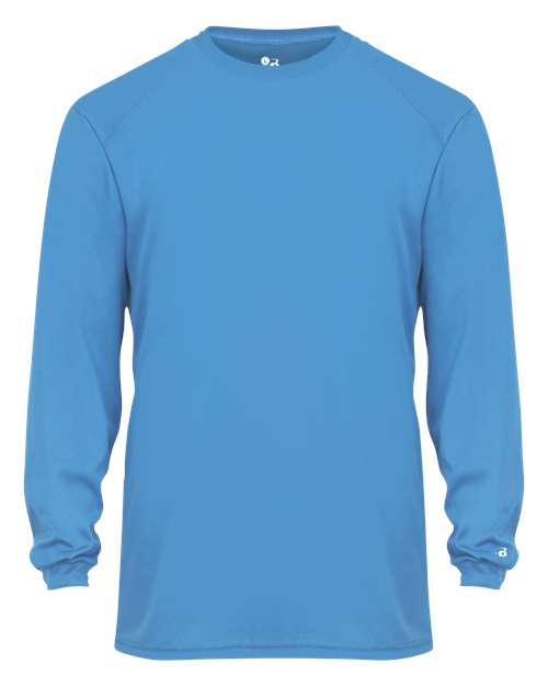 Youth B-Core Long Sleeve T-Shirt - Columbia Blue Front