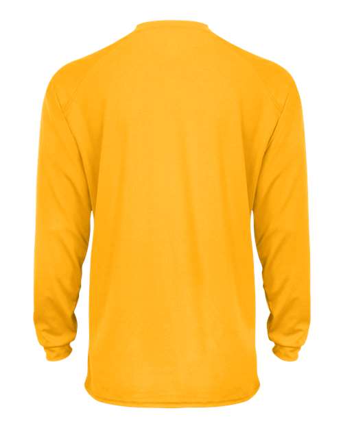 Youth B-Core Long Sleeve T-Shirt - Gold Back