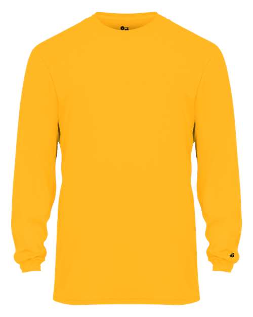 Youth B-Core Long Sleeve T-Shirt - Gold Front