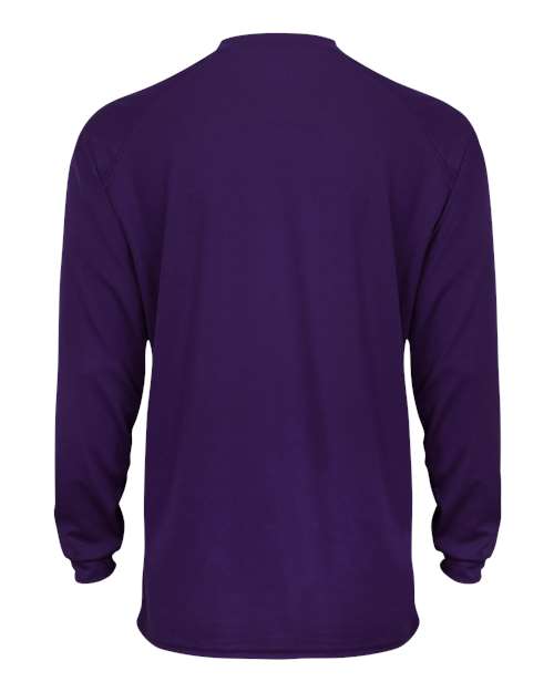 Youth B-Core Long Sleeve T-Shirt - Purple Back