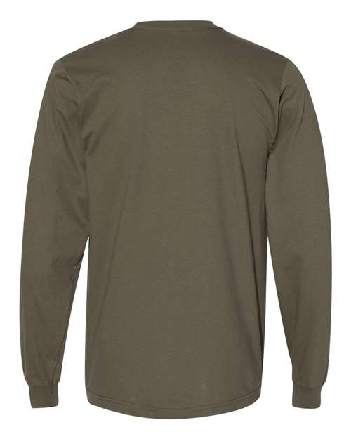 Unisex Fine Jersey Long Sleeve Tee - Lieutenant Back