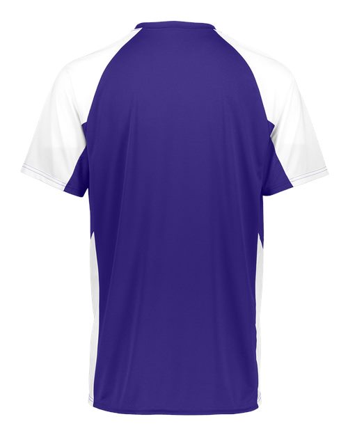 Men's Cutter Jersey - Purple/ White Back