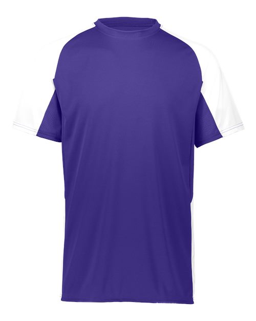 Men's Cutter Jersey - Purple/ White Front