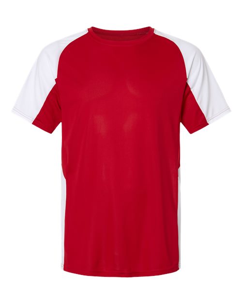 Men's Cutter Jersey - Red/ White Front
