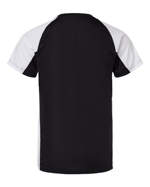 Youth Cutter Jersey - Black/ White Back