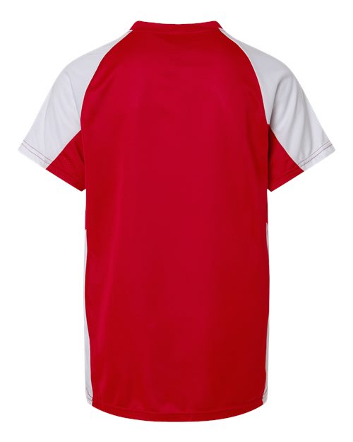 Youth Cutter Jersey - Red/ White Back