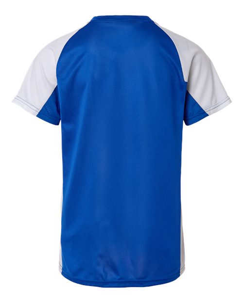 Youth Cutter Jersey - Royal/ White Back