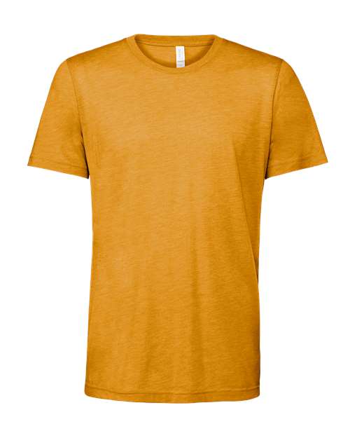BELLA + CANVAS Triblend Tee - Mustard Triblend Front