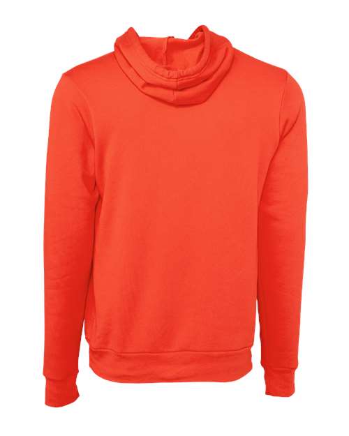 Unisex Sponge Fleece Hoodie Sweatshirt - Poppy Back