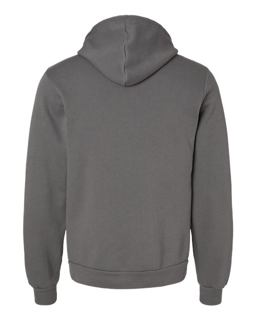 Unisex Sponge Fleece Hoodie Sweatshirt - Asphalt Back