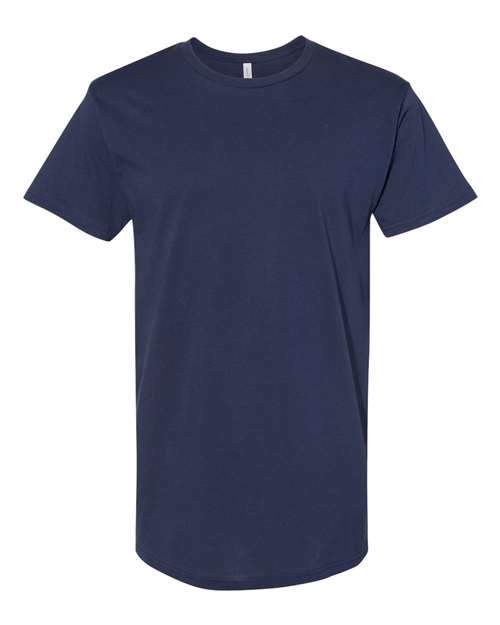 Men's Long Body Urban Tee - Navy Front