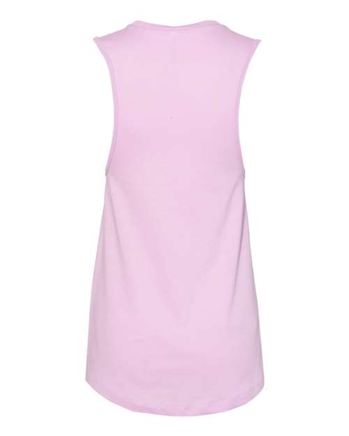 Women's Jersey Muscle Tank - Lilac Back