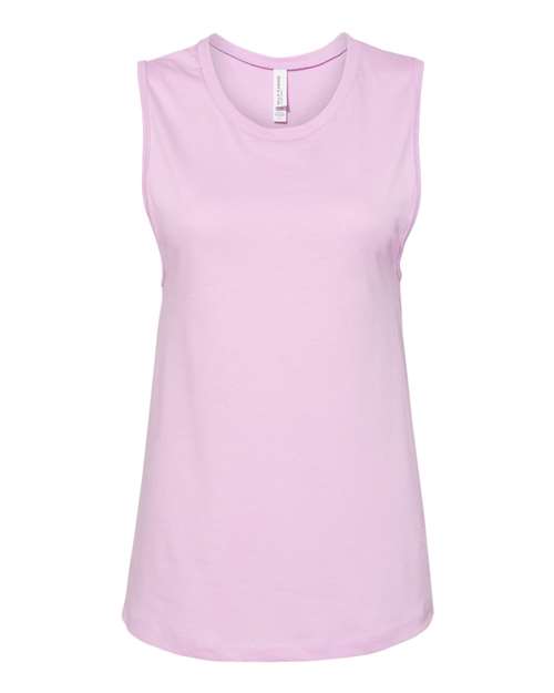Women's Jersey Muscle Tank - Lilac Front