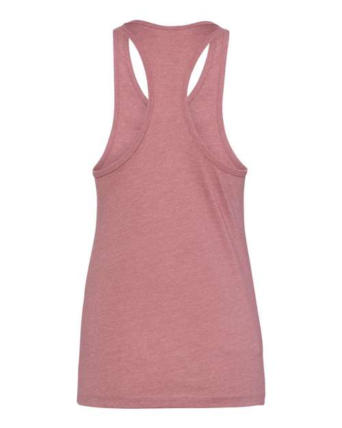 Women's Jersey Racerback Tank - Heather Mauve Back