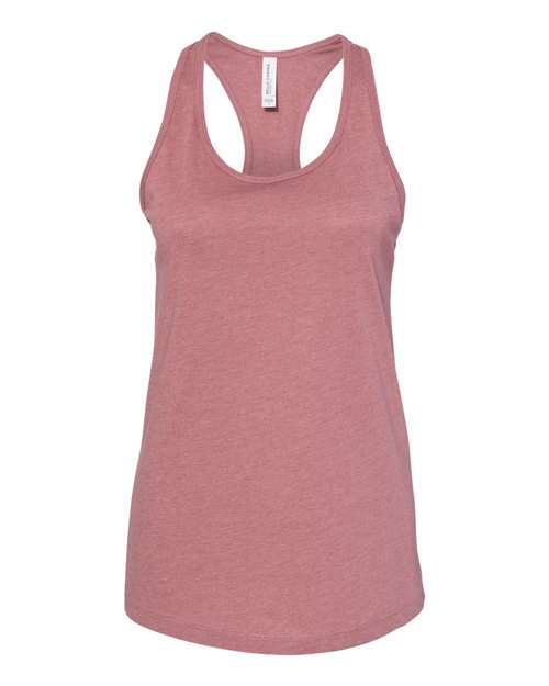 Women's Jersey Racerback Tank - Heather Mauve Front