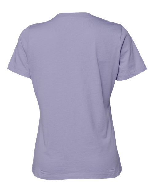Women’s Relaxed Jersey Tee - Dark Lavender Back