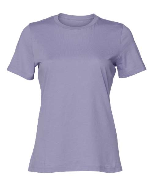 Women’s Relaxed Jersey Tee - Dark Lavender Front