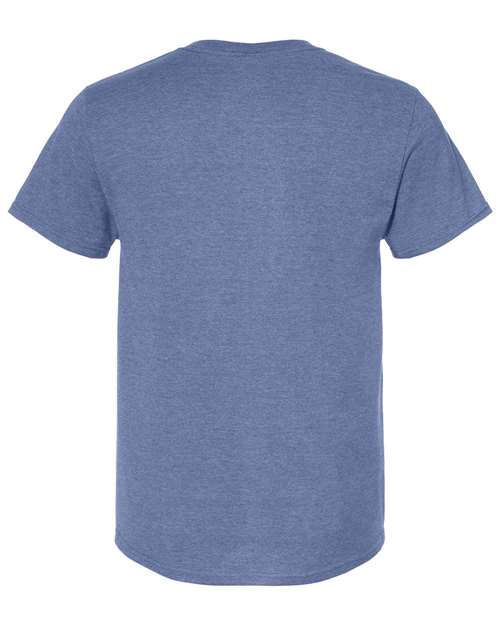 Premium Blend Ring-Spun T-Shirt - Denim Heather Back