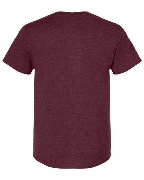 Premium Blend Ring-Spun T-Shirt - Maroon Heather Back