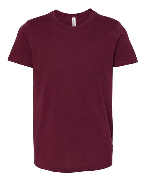 Youth Jersey Tee - Maroon Front