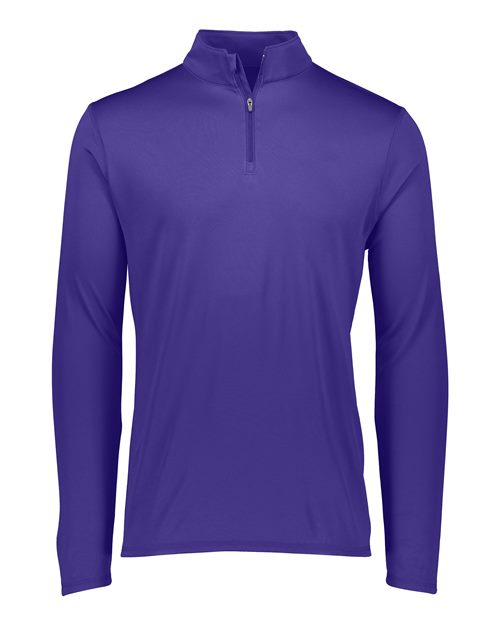 Men's Attain Color Secure® Performance Quarter-Zip Pullover - Purple Front