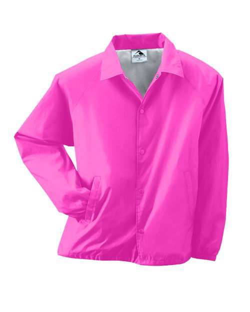 Men's Coach's Jacket - Power Pink Front
