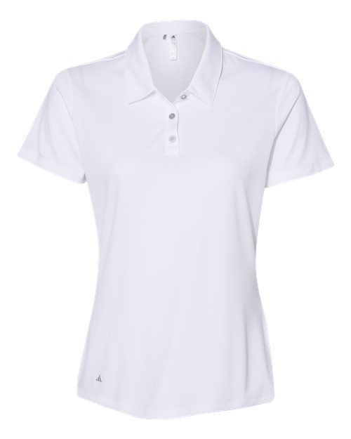 Women's Performance Polo - White Front