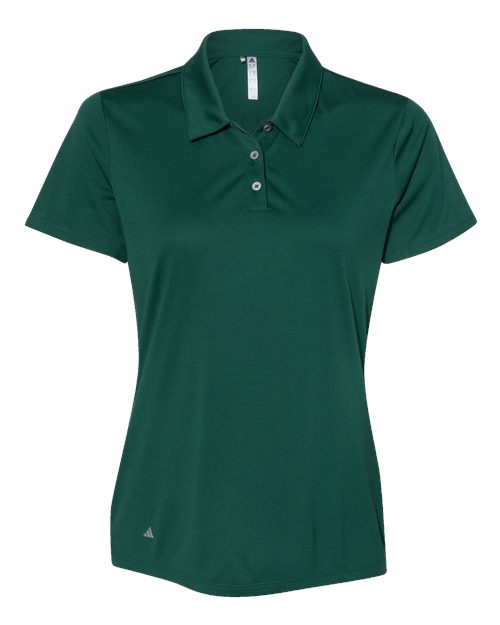 Women's Performance Polo - Collegiate Green Front