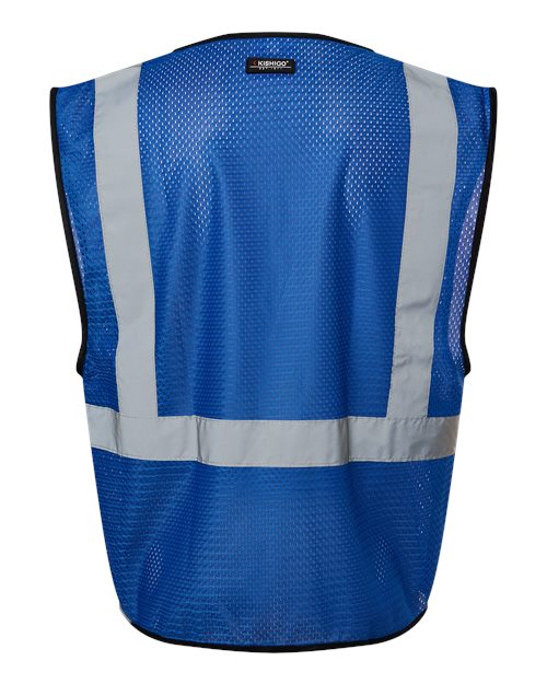 Unisex EV Series® Enhanced Visibility Non-ANSI Vest - Royal Blue - B121 Back