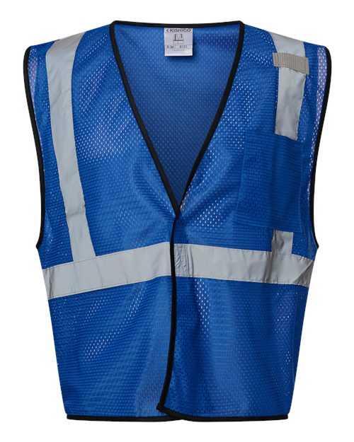 Unisex EV Series® Enhanced Visibility Non-ANSI Vest - Royal Blue - B121 Front