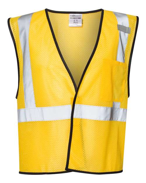 Unisex EV Series® Enhanced Visibility Non-ANSI Vest - Yellow - B125 Front