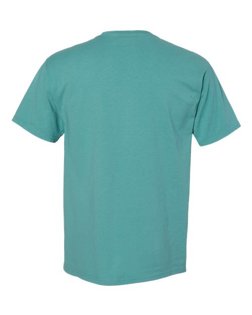 Unisex Garment-Dyed Pocket T-Shirt - Spanish Moss Back