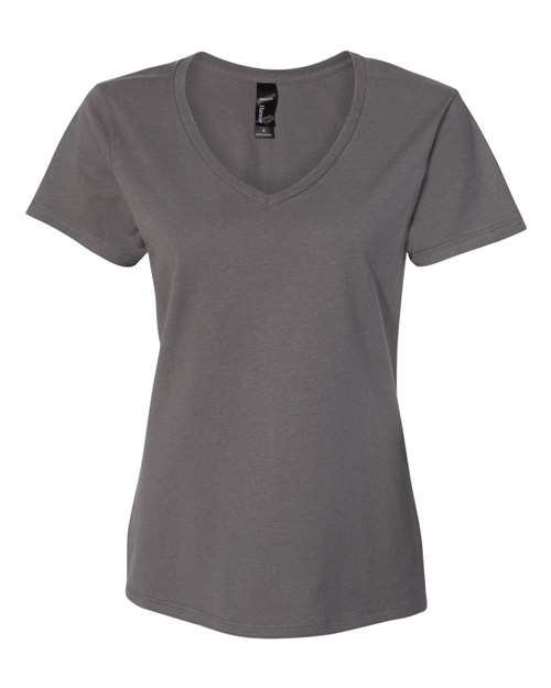 Women's Perfect-T V-Neck T-Shirt - Smoke Grey Front