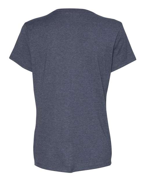 Women's Perfect-T V-Neck T-Shirt - Charcoal Heather Back