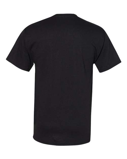 Unisex Workwear Pocket T-Shirt - Black Back