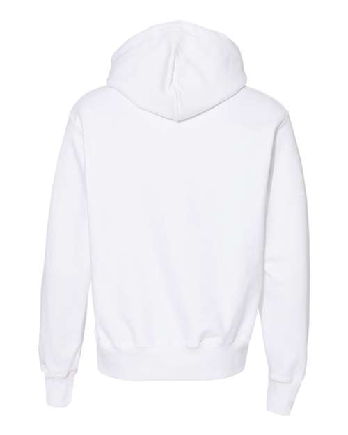 Unisex Reverse Weave® Hooded Sweatshirt - White Back