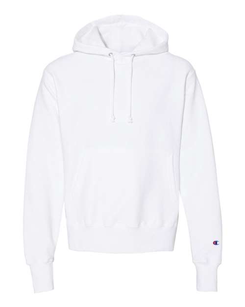 Unisex Reverse Weave® Hooded Sweatshirt - White Front