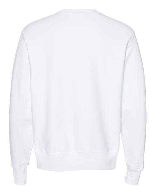 Unisex Reverse Weave® Crewneck Sweatshirt - White Back