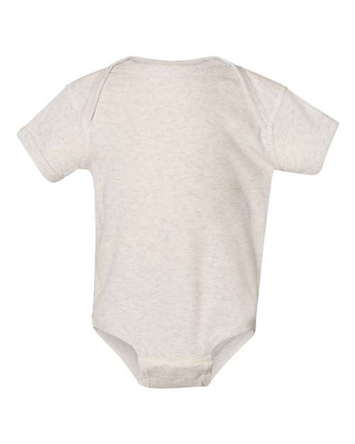 Infant Baby Rib Bodysuit - Natural Heather Front