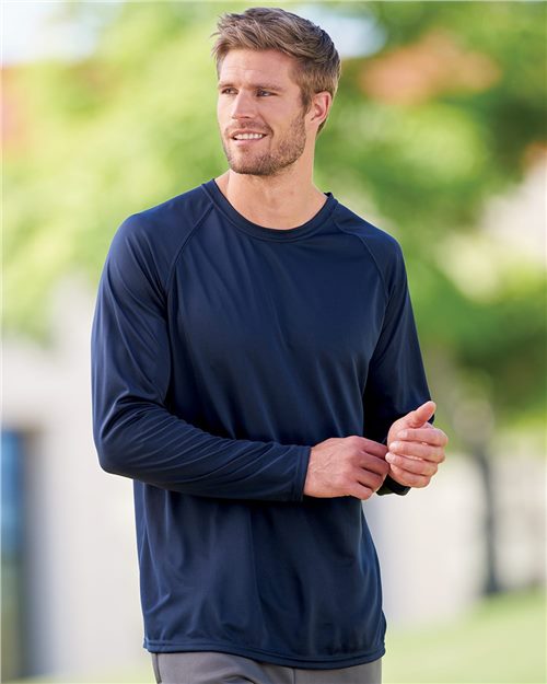 Unisex Attain Color Secure® Performance Long Sleeve T-Shirt - Butter Front
