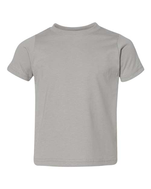 Toddler Fine Jersey Tee - Titanium Front