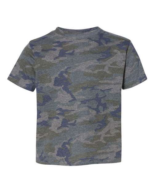 Toddler Fine Jersey Tee - Vintage Camo Front