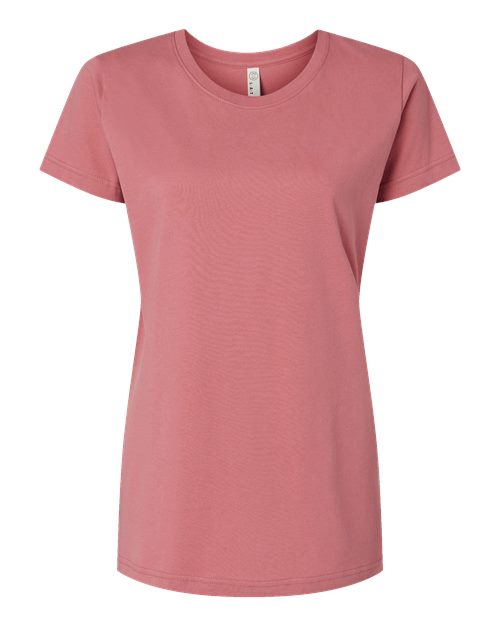 Women's Fine Jersey Tee - Mauvelous Front