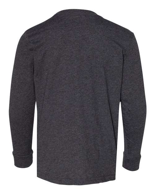 Youth Fine Jersey Long Sleeve Tee - Vintage Smoke Back